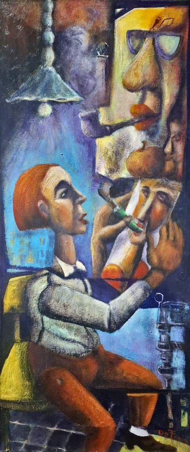 QUALCOSA DI PERSONALE, acrilico su tela, 2014