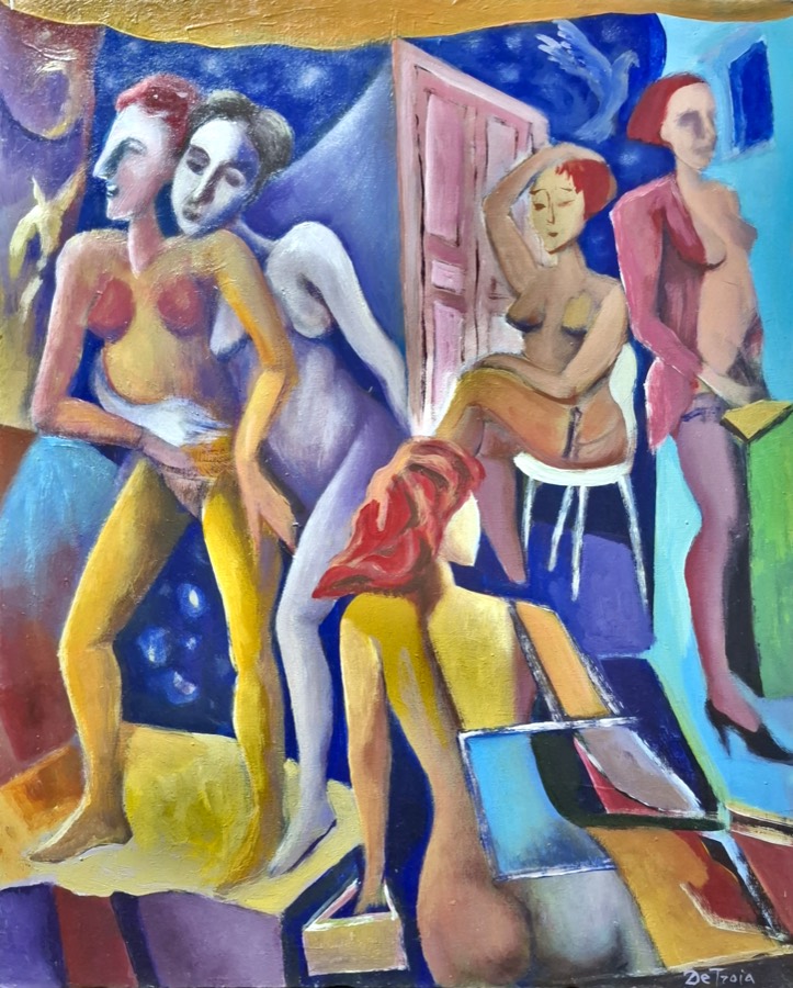 COME COLOMBE, acrilico su tela, 2015