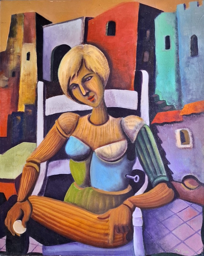 L'OBOLO, acrilico su tela, 2015
