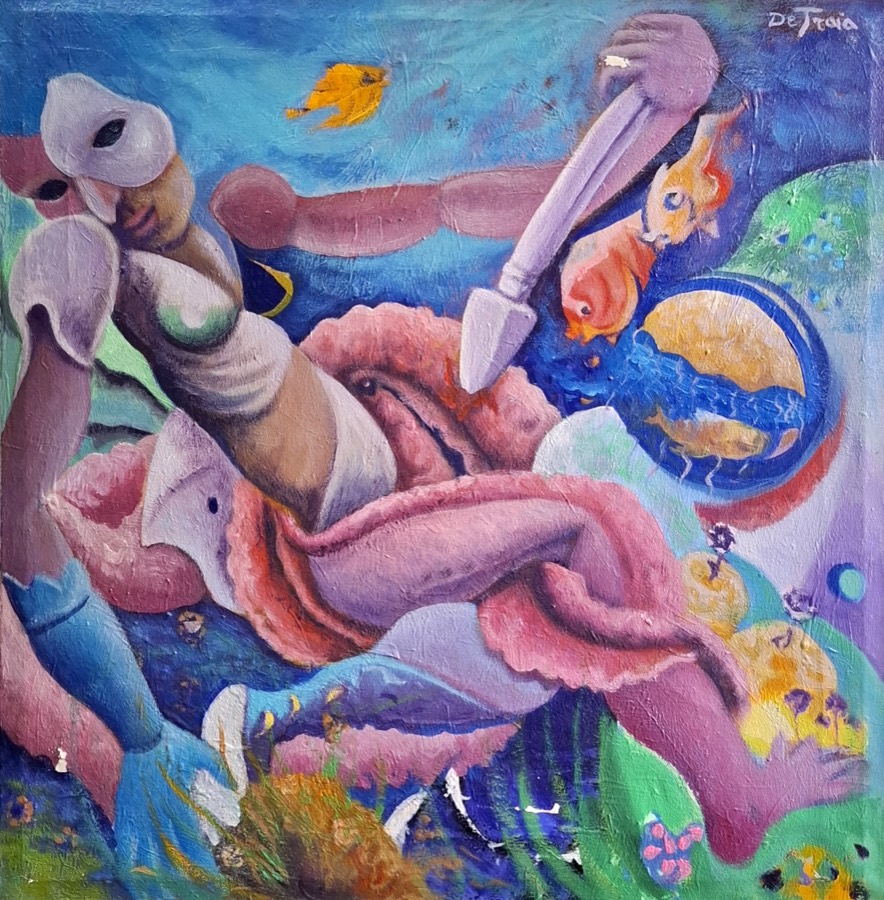 HALONA, acrilico su tela, 2018