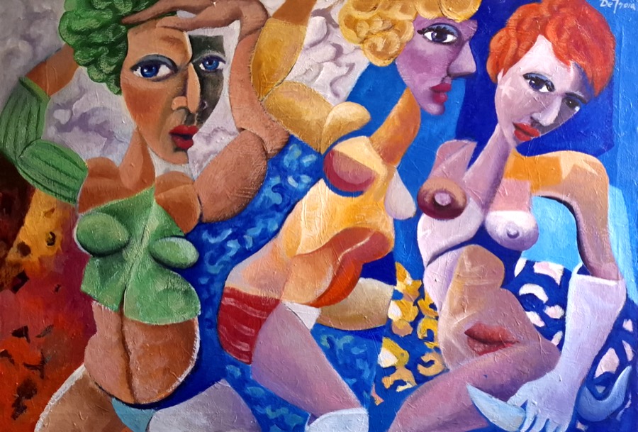 STELLINA, acrilico su tela, 2019