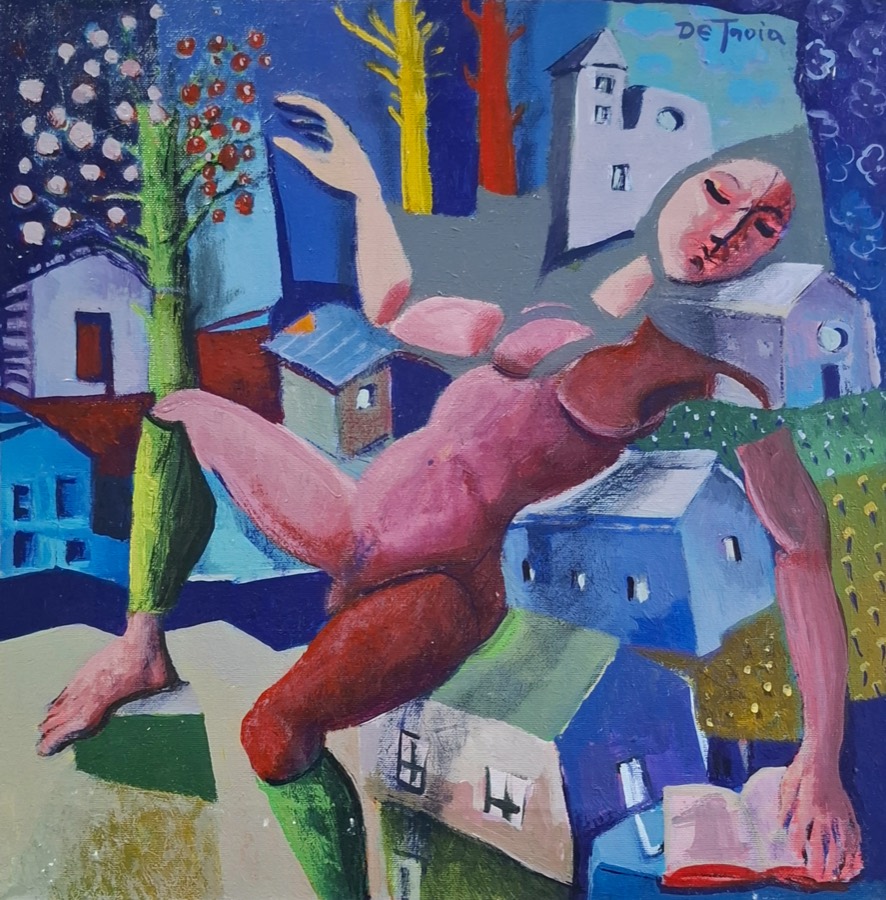 L'ALBERO DEI SOGNI, acrilico su tela, 2020