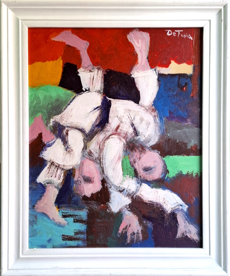 JUDO, acrilico su tela, 2021
