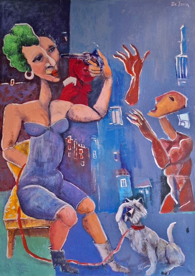 TOSCA, acrilico su tela, 2021