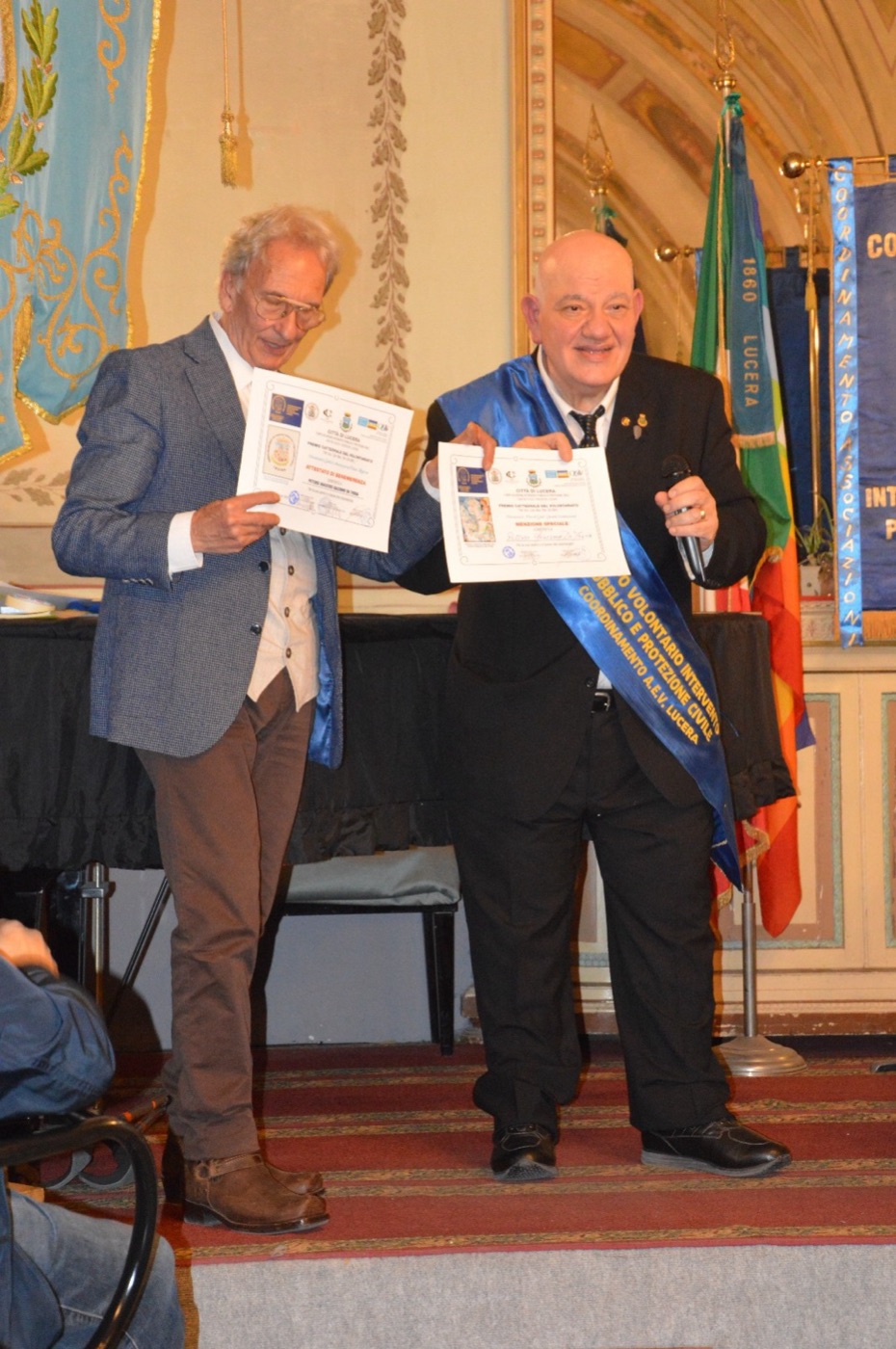 Cerimonia Premio Cattedrale del Volontariato — Giacomo De Troia, Lucera 2025